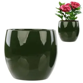 doniczka-oslonka-kula-ceramiczna-o-25-cm-h-26-cm-zielona-polysk-gladka