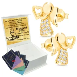 zlote-kolczyki-aniolki-z-cyrkoniami-srebro-925-grawer-prezent-gratis