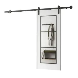 drzwi-przesuwne-z-lustrem-nico-biale-samodomykacz-106-cm
