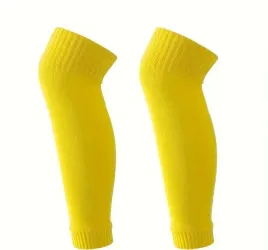 getry-pilkarskie-bez-stopy-ciete-kolor-zolty-rekawy-tuby-r-39-41