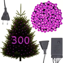 lampki-choinkowe-300-led-mocne-rozowe-programator-zewnetrzne