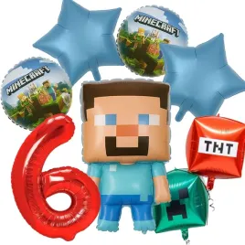 zestaw-balonow-6-urodziny-steve-tnt-creeper-cyfra-6-dekoracje