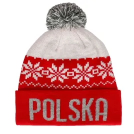 czapka-zimowa-polska-keeza-pompon-szary-ciepla