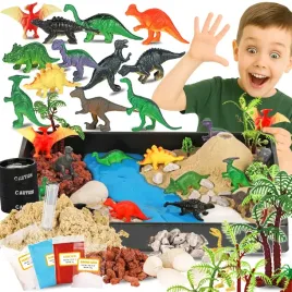 zestaw-edukacyjny-wybuch-wulkanu-figurki-dinozaury-kreatywne-terrarium-diy