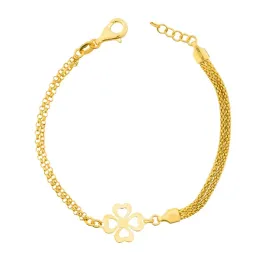 bransoletka-z-koniczynka-srebrna-pr-925-elegancka-zlota-bransoletka