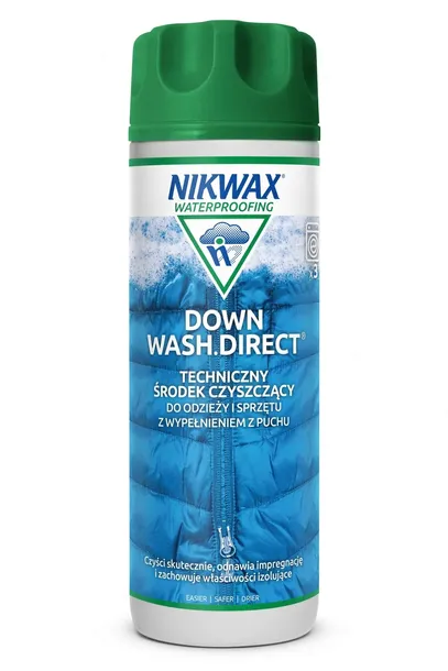 Płyn do prania ubrań i sprzętu z puchem Nikwax Down Wash Direct 300 ml