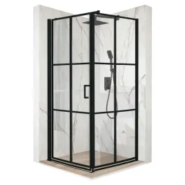 kabina-prysznicowa-80x80cm-drzwi-skrzydlowe-czarna-szklo-esg-6mm-powloka