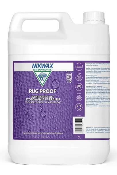 Środek do impregnacji derek i pledów dla zwierząt Nikwax Rug Proof 5 L