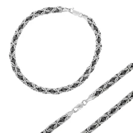 bransoletka-bizantyna-srebro-925-splot-krolewski-prezent-18-cm-x-45-mm