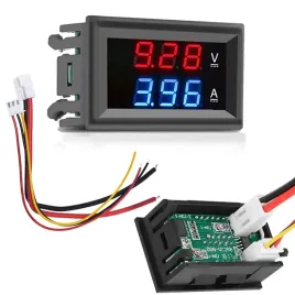 modul-panelowy-2w1-woltomierz-100v-amperomierz-50a-dc-wyswietlacz-led