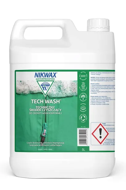 Płyn do prania odzieży aktywnej i sprzętu Nikwax Tech Wash 5 L