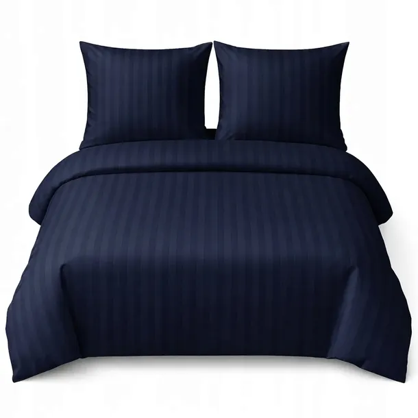 posciel-160x200-hotelowa-100percent-gruba-bawelna-satynowa-adamaszek-granatowy-liczba-elementow-w-zestawie-3-czesci