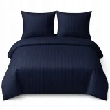 posciel-160x200-hotelowa-100percent-gruba-bawelna-satynowa-adamaszek-granatowy-liczba-elementow-w-zestawie-3-czesci