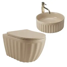 zestaw-lazienkowy-rea-miska-wc-umywalka-duo-caffe-latte-matt-bezowy-komplet