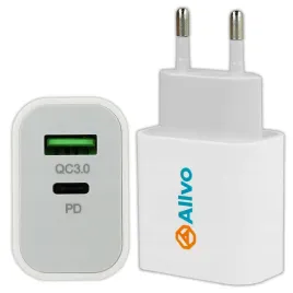 allvo-ladowarka-sieciowa-usb-pd-qc-3-0-2-porty-1x-usb-1x-usb-c-biala-20w