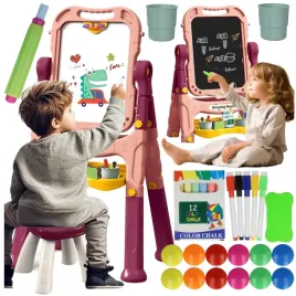 tablica-edukacyjna-2w1-magnetyczna-kredowa-stojaca-akcesoria-kredy-110cm