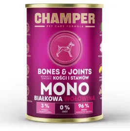 mokra-karma-dla-psa-champer-bonesandjoints-monobialkowa-wolowina-400g