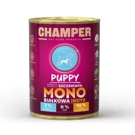 mokra-karma-dla-psa-champer-puppy-monobialkowa-indyk-400-g