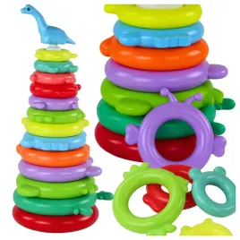 ukladanka-sorter-piramida-kolorowa-zabawka-do-ukladania-dinozaur-13x-kolko