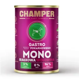mokra-karma-dla-psa-champer-gastro-monobialkowa-wolowina-400g