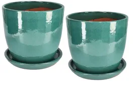 zestaw-2x-donica-doniczka-z-podstawka-turkusowa-ogrodowa-ceramiczna-fi-31cm