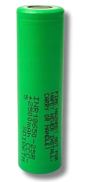 18650 SAMSUNG Akumulator INR18650-25R 2500 mAh 20A 3,7 V Wysokoprądowe