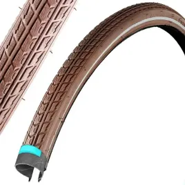 opona-rowerowa-brazowa-28x150-40-622-antyprzebicie-3mm-odblaskowy-pasek