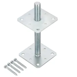 podstawa-slupa-regulowana-pret-gwint-m24-110x110x250-mm-regulacja-wysokosci