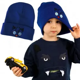 czapka-zimowa-niebieska-kotek-beanie