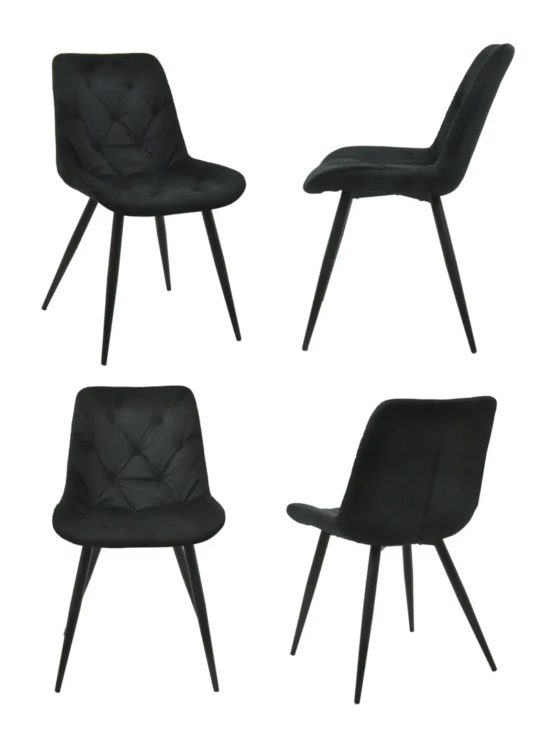 4szt-krzeslo-do-jadalni-salonu-tapicerowane-lucca-czarne-welwet-pikowane