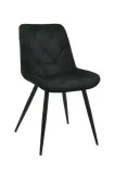 4szt-krzeslo-do-jadalni-salonu-tapicerowane-lucca-czarne-welwet-pikowane-stan-nowy