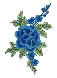 naszywka-niebieska-roza-haft-aplikacja-kwiat-24cm