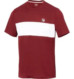 koszulka-tenisowa-fila-t-shirt-bosse-bordowo-biala-xxl