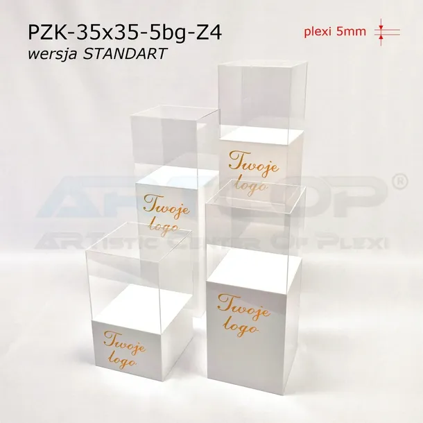 postumenty-klosz-podesty-z-plexi-opal-35x35cm-gablota-wystawa-4-szt-logo-marka-artcop-stan-nowy