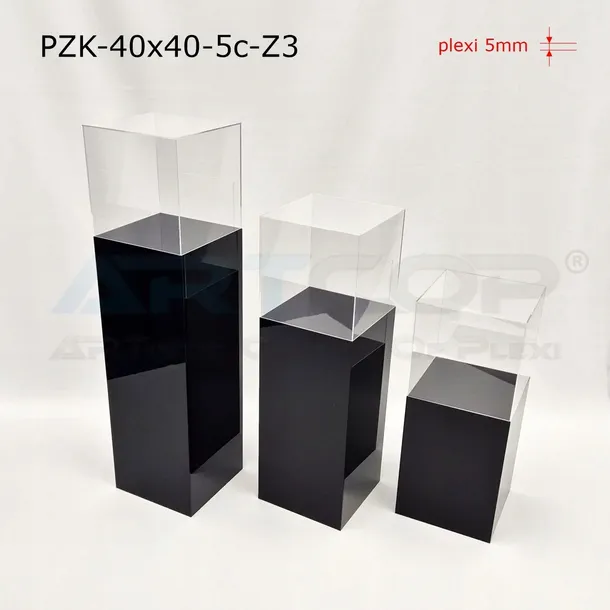 postumenty-z-kloszem-podesty-z-plexi-czarnej-40x40cm-gablota-wystawa-3-szt-stan-nowy
