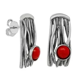 kolczyki-srebrne-pr-925-eleganckie-sztyfty-oksydowane-z-koralem