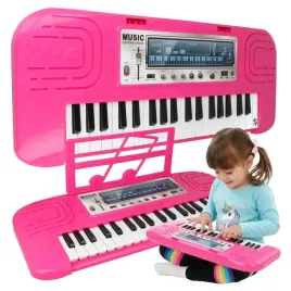 pianinko-muzyczne-rozowe-dla-dziewczynki-nauka-gry-zabawka-37-klawiszy-demo