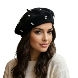 beret-damski-czarny-z-perelkami-i-krysztalkami-elegancki-beret-zimowy