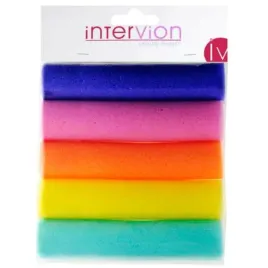 intervion-kolorowe-papiloty-do-wlosow-lokow-z-gabki-34mm-14cm-zestaw-5-szt