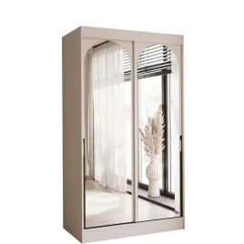 szafa-z-lustrem-120-cm-morin-przesuwna-dwudrzwiowa-czarne-uchwyty