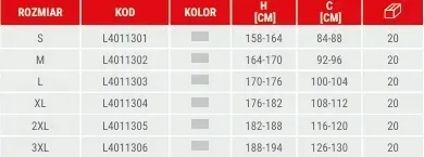 bluza-szara-robocza-3xl-stan-nowy