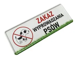 tabliczka-informacyjna-zakaz-wyprowadzania-psow-z-grafika