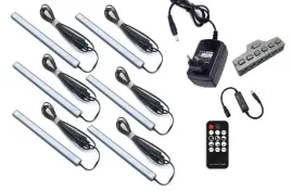 oswietlenie-led-podszafkowe-punktowe-6-x-22-cm-zasilacz-pilot-sterownik