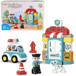 klocki-konstrukcyjne-builder-komisariat-policji-35el-figurki-zestaw