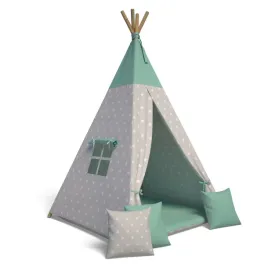namiot-tipi-wigwam-3-szt-poduszka-mata-kolor-zielony-3