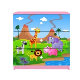 komoda-babydreams-rozowa-safari