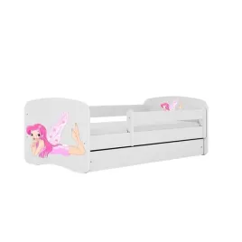 lozko-babydreams-biale-wrozka-bez-szuflady-bez-materaca-180-80