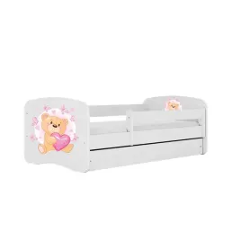 lozko-babydreams-biale-mis-motylki-z-szuflada-bez-materaca-180-80