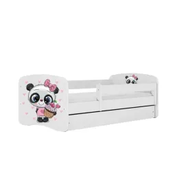 lozko-babydreams-biale-panda-bez-szuflady-materac-lateks-180-80