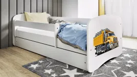 lozko-babydreams-biale-ciezarowka-z-szuflada-materac-kokos-180-80